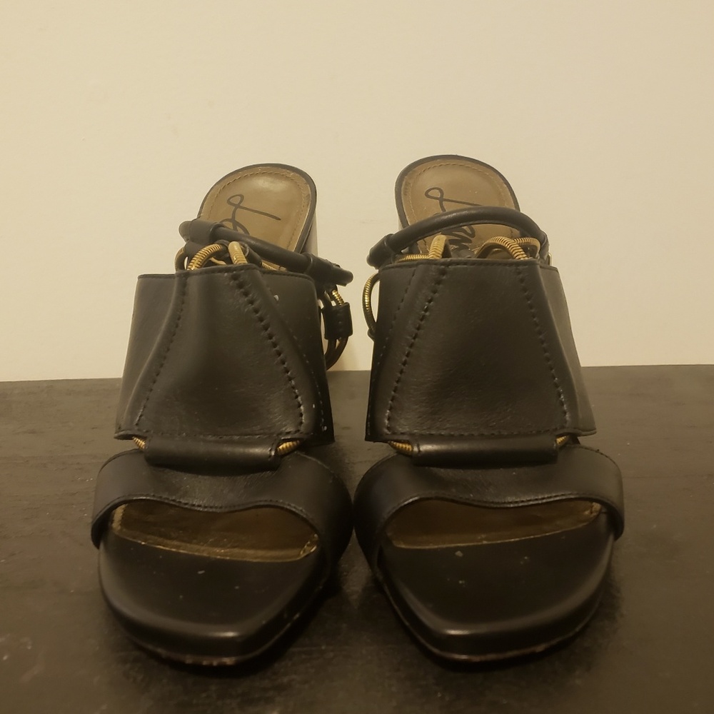 LANVIN leather with golden straps